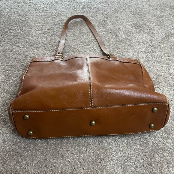 Patricia Nash Poppy Leather Shoulder Bag Brown Leather Western - Picture 3 of 12